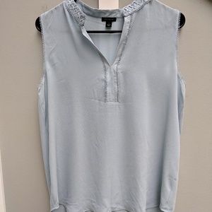 Ann Taylor Light Blue Sleeveless Top